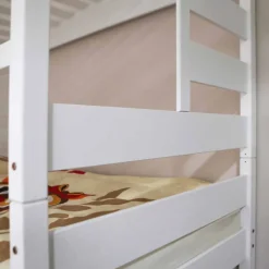 Weißes Kinderbett Xantus mit Stauraum