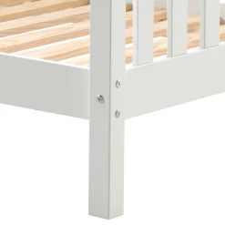 Weißes Kojenbett 90x200 cm aus Kiefer - Molo