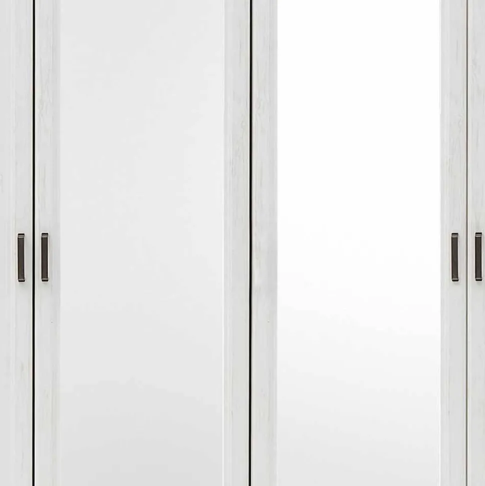 Weißes Landhaus Schlafzimmer Set - Maggio (fünfteilig)