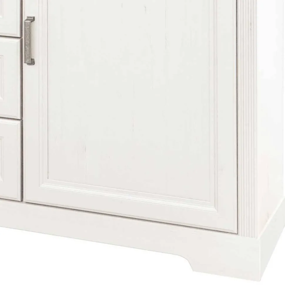 Weißes Landhaus Schlafzimmer Set - Maggio (fünfteilig)