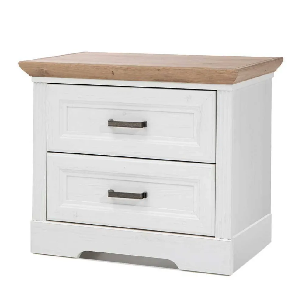 Weißes Landhaus Schlafzimmer Set - Maggio (fünfteilig)