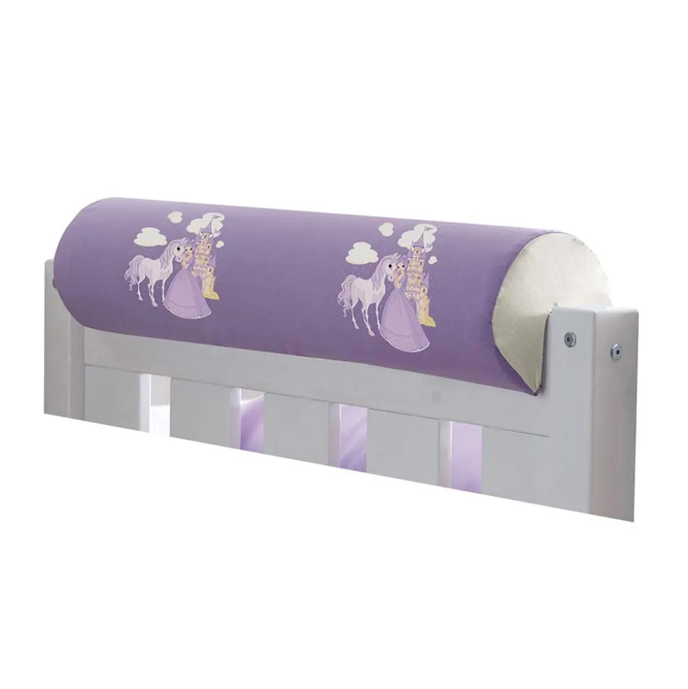 Weißes Mädchen Etagenbett mit Rutsche - Stonecca