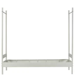 Weißes Metallbett mit Baldachin - Jenva