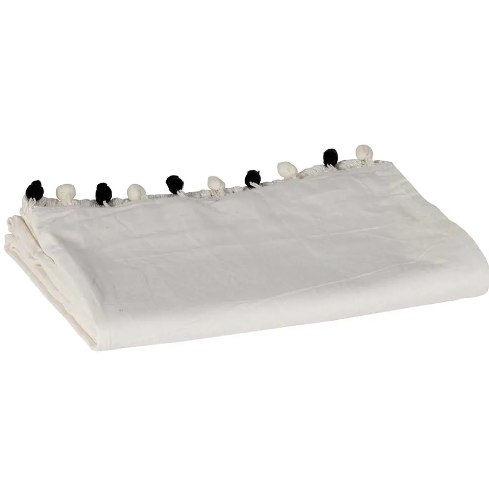 Weißes Metallbett mit Baldachin - Jenva