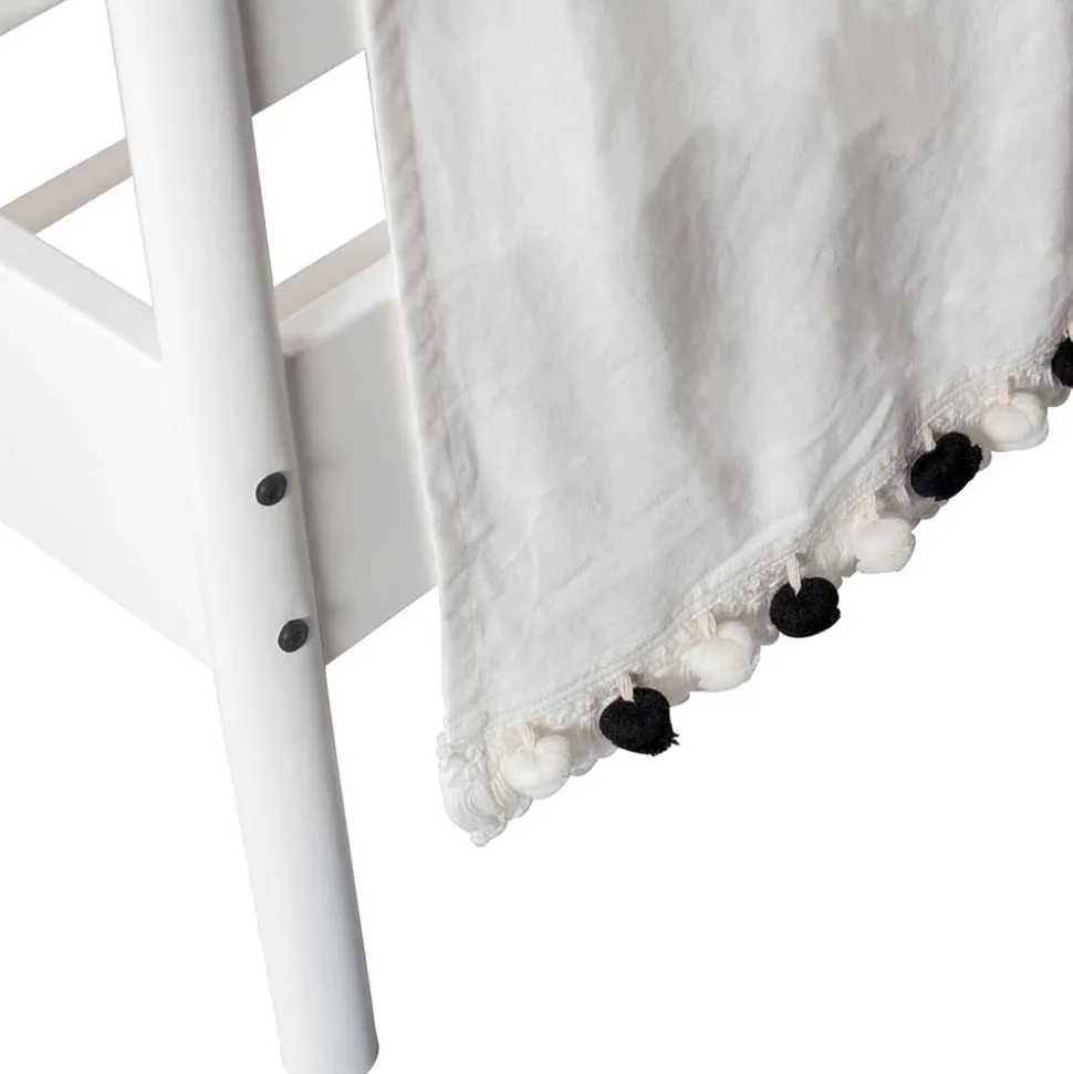 Weißes Metallbett mit Baldachin - Jenva