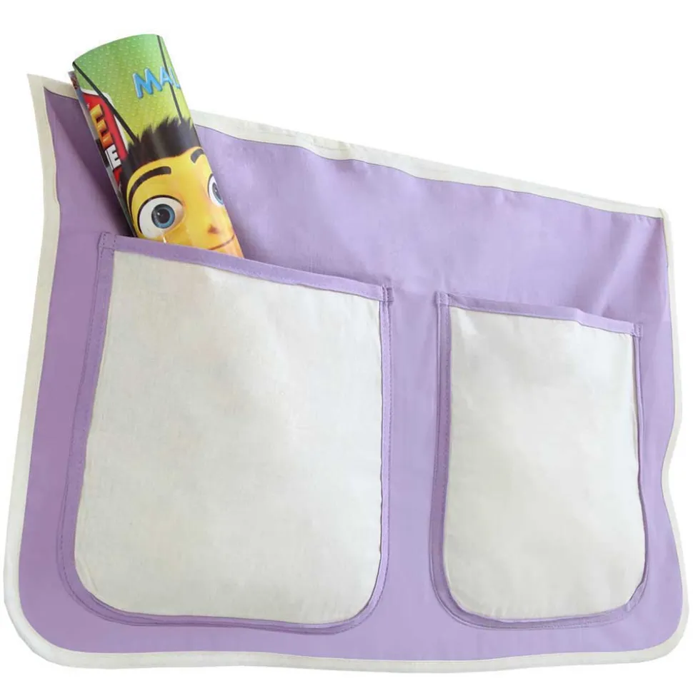 Weißes Rutsche Hochbett aus Buche - Bruns