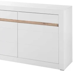 Weißes Sideboard mit 217 cm Breite - Ilana