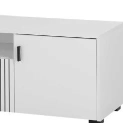 Weißes TV Board 150 cm breit - Dualkos