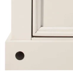 Weißes TV Board im Landhaus Design - Segrino