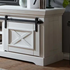 Weißes TV Board im Modern Country Style - Kuito