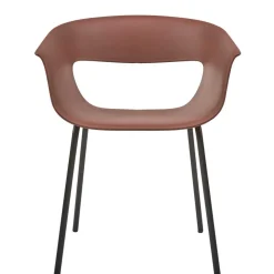 Wetterfeste Armlehnenstühle in Altrosa - Zandravo (2er Set)