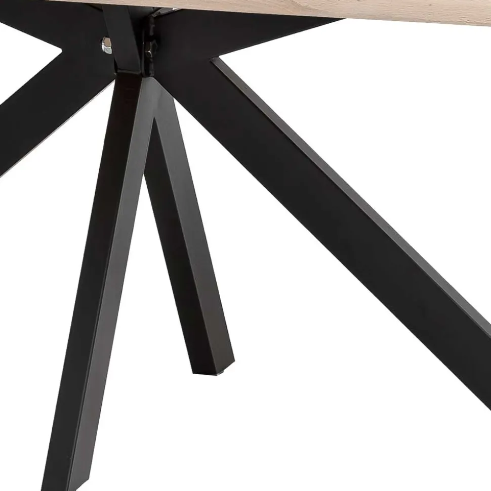 White Wash Esszimmertisch mit Baumkante - Wieza