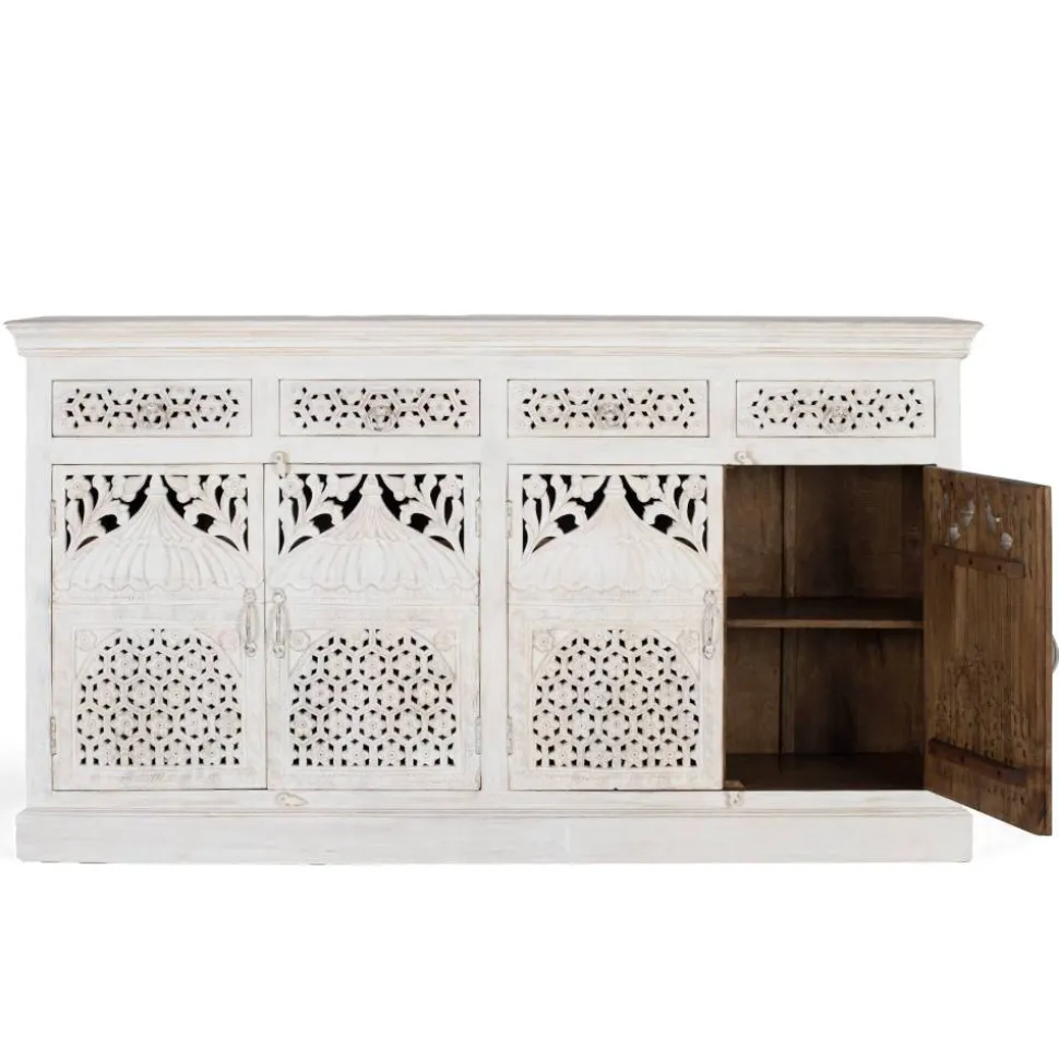 White Wash Sideboard im orientalischen Stil - Capo