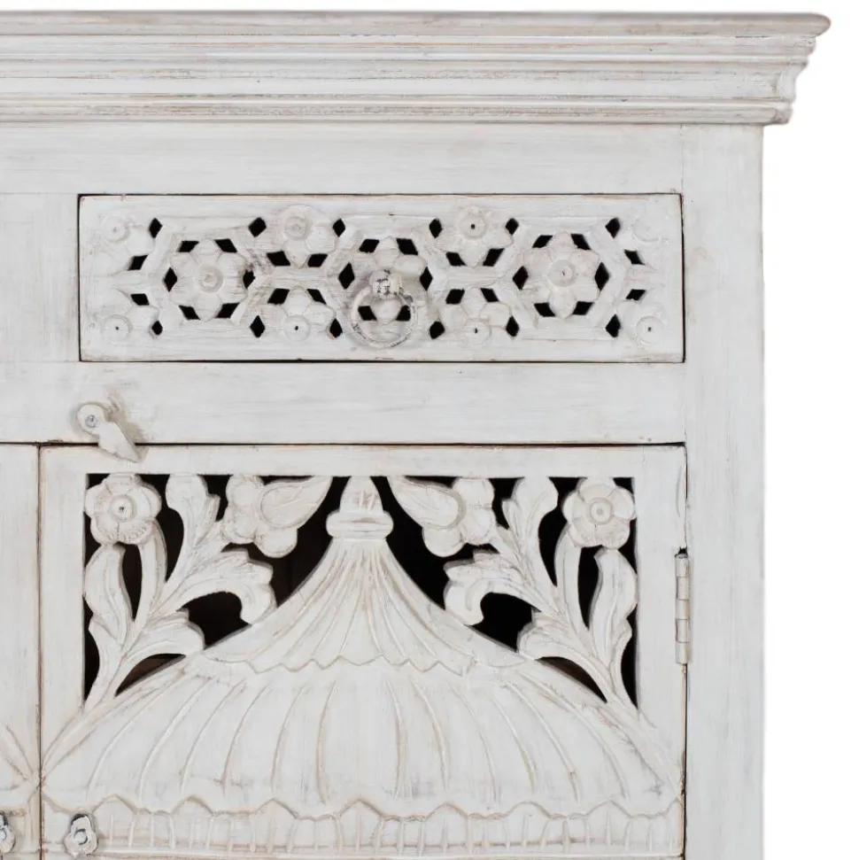 White Wash Sideboard im orientalischen Stil - Capo