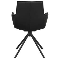 White Wash Tisch & Lederstühle - Senatau (siebenteilig)