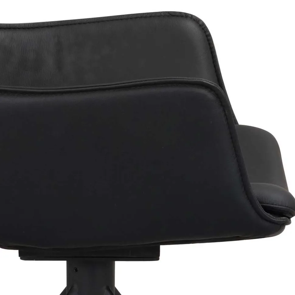 White Wash Tisch & Lederstühle - Senatau (siebenteilig)