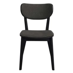 White Wash Tisch & Stühle Schwarz - Pessoa (siebenteilig)