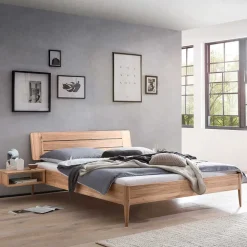 Wildbuche Bett mit 140 cm Breite modern - Sesedra