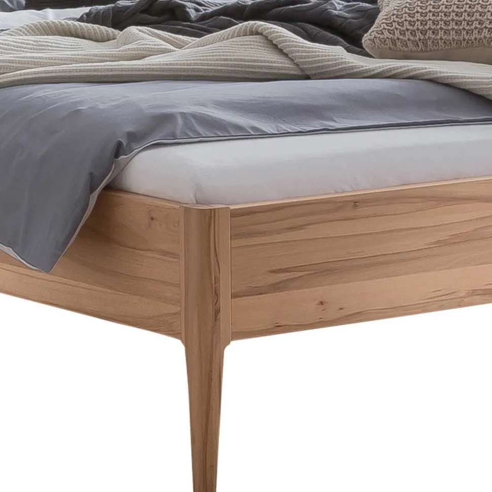 Wildbuche Bett mit 140 cm Breite modern - Sesedra