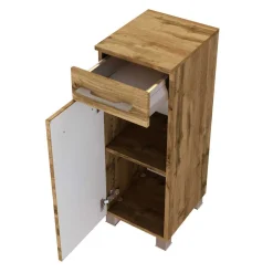 Wildeiche Bad-Ausstattung im Set - Lemnas (dreiteilig)