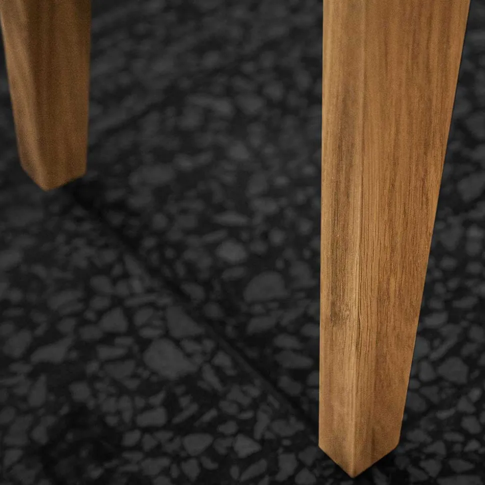 Wildeiche Bank für die Wohnung mit Polster - Hardus