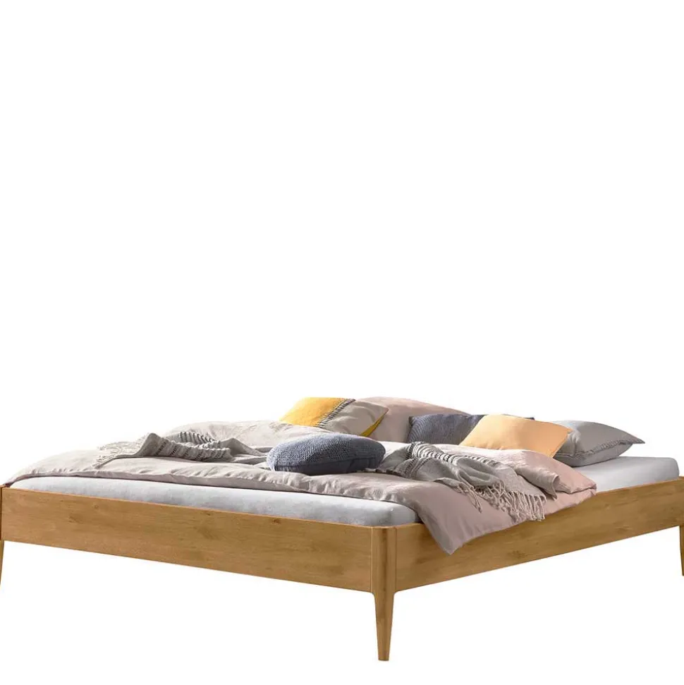 Wildeiche Doppelbett - kein Kopfteil - Defelira