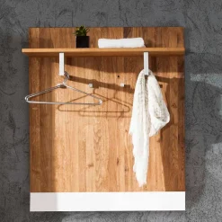 Wildeiche Flur Möbel Kombi - Mandrey (fünfteilig)