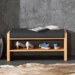 Wildeiche Flurmöbel Set - Mandrey (vierteilig)