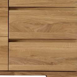 Wildeiche Hochkommode - 90 cm breit - Atluvia