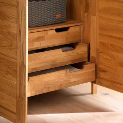 Wildeiche Kleiderschrank mit Ausstattung - Memba I