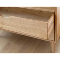 Wildeiche Kombi-Kleiderschrank massiv - Fabijola