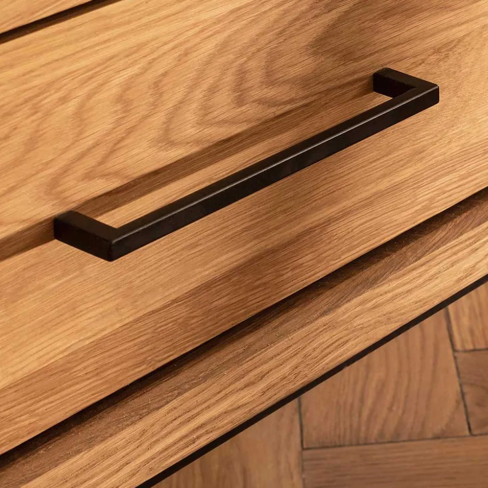 Wildeiche Lowboard modern-elegant - Kerfa