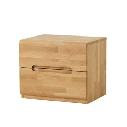 Wildeiche Nachtkommode Rosario honigfarben geölt