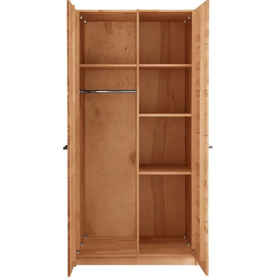 Wildeiche Schlafzimmerschrank aus Massivholz - Forcelan