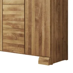 Wildeiche Sideboard Vaskov massiv geölt