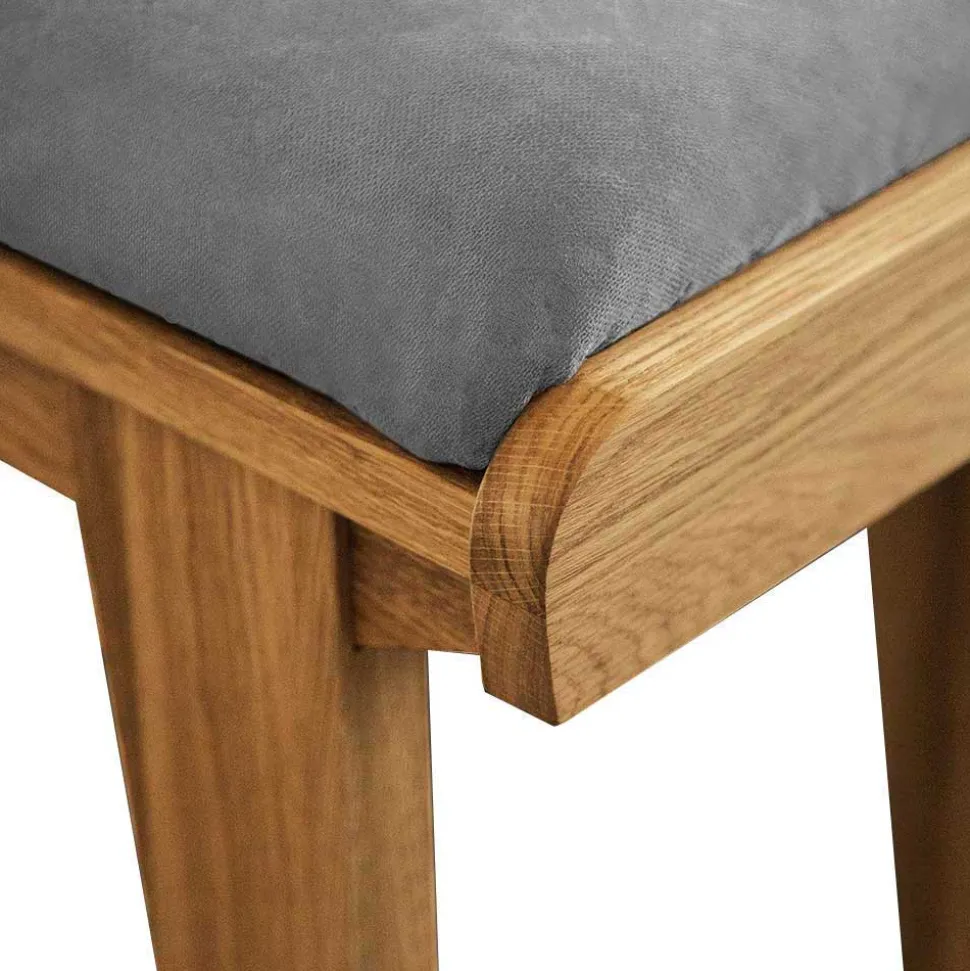 Wildeiche Telefonbank Flurbank mit Schubladen - Hardus