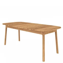 Wildeiche Tisch - 90 cm tief - Laida