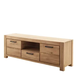 Wildeiche TV Lowboard teilmassiv - Sophia