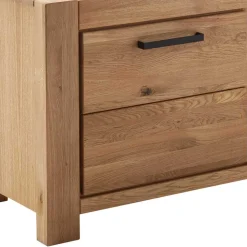 Wildeiche TV Lowboard teilmassiv - Sophia