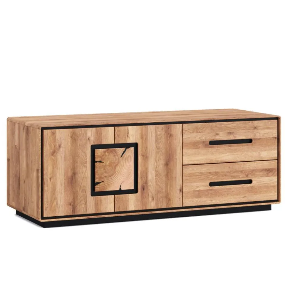 Wildeiche TV-Kommode in modernem Design - Shipper