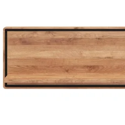 Wildeiche Wandboard mit Hirnholz Applikation - Shipper