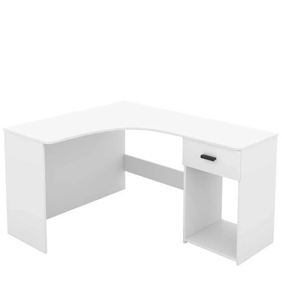 Winkelschreibtisch in Weiß - Rainy