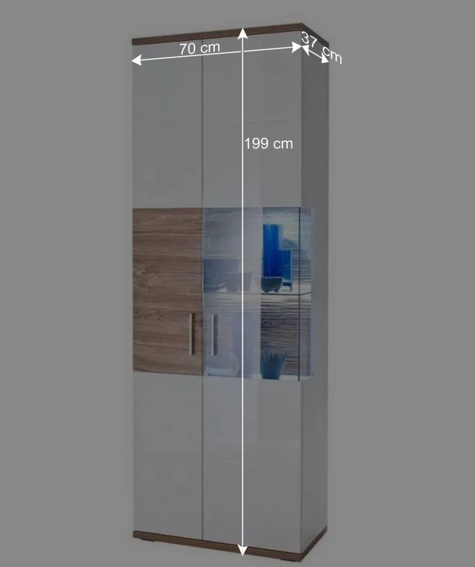 Wohnkombination 330 cm breit - Icadro (vierteilig)
