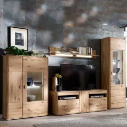 Wohnmöbel aus Eiche Massivholz - Destal (vierteilig)