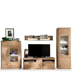 Wohnmöbel aus Eiche Massivholz - Destal (vierteilig)