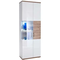 Wohnmöbel Set in Weiß Hochglanz - Icadro (vierteilig)