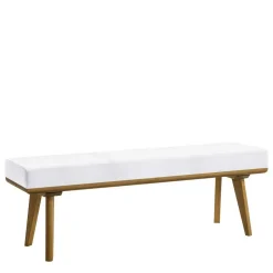 Wohnraum Bank aus Eiche Bianco geölt - Piava