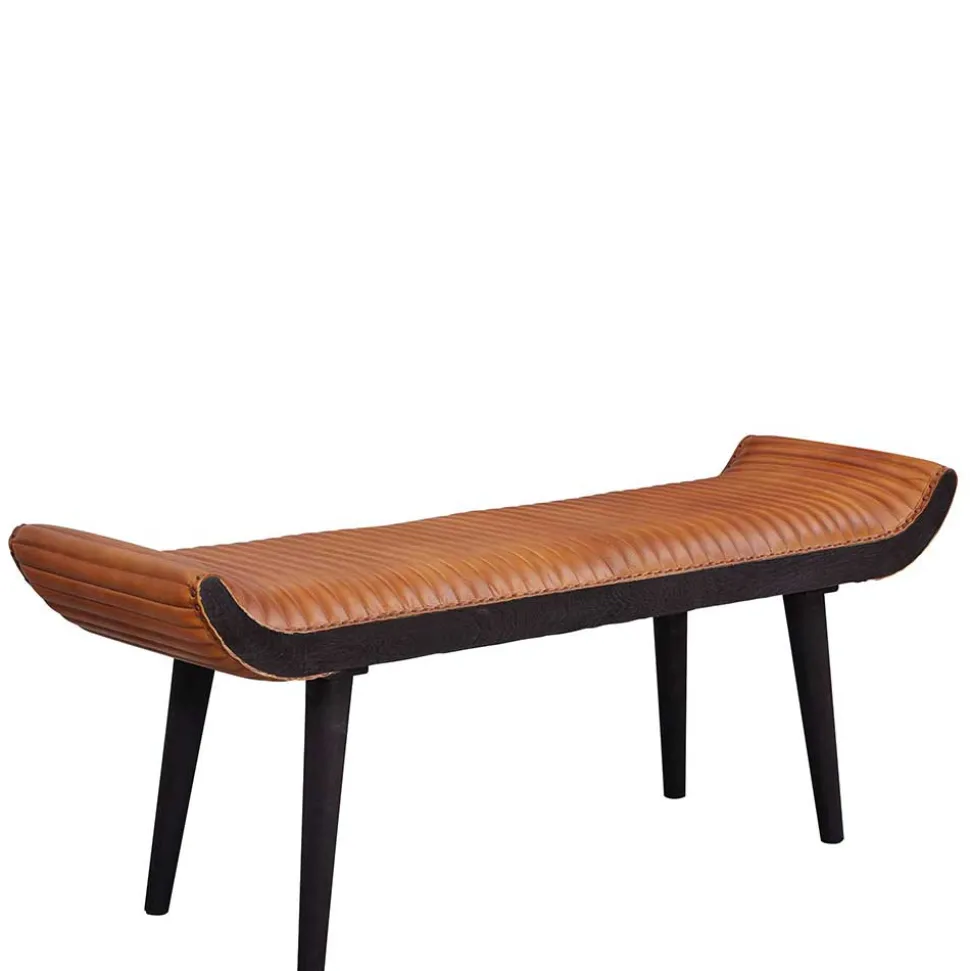 Wohnraum Designbank aus echtem Leder - Yagov