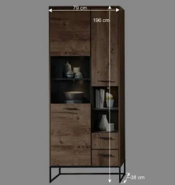 Wohnwand Designmöbel Set - Xindus (vierteilig)