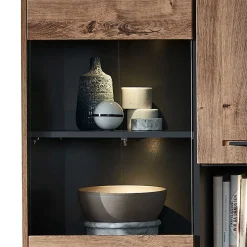 Wohnwand Designmöbel Set - Xindus (vierteilig)